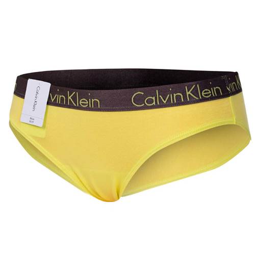  Logo Calvin Klein Żółte 000QD3540EZIQ
