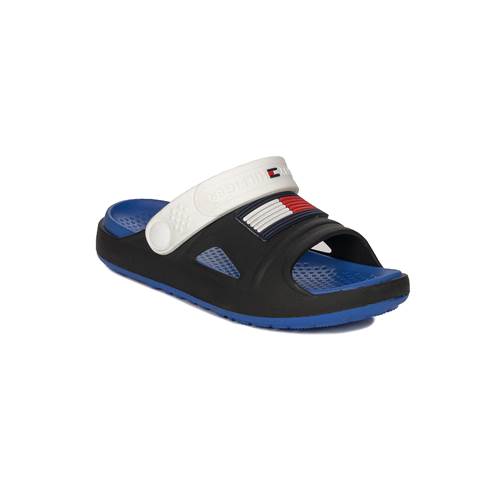 uniwersalne Dziecięce sandal Tommy Hilfiger Czarne,Białe,Niebieskie T3X233440BL